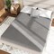 Luxury Mattress Pad with Breathable Polyester Cover and Deep Pocket Fit, Grey